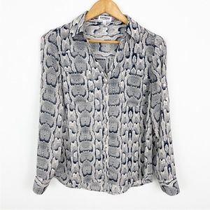 Express The Portofino snake skin shirt